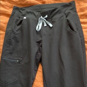 Figs Zamora Black Scrub Jogger Pants